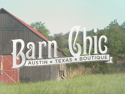 'Barn Chic' Logo Branding Design awaken awaken company awaken design awaken design company barn brand branding logo logo design texture type vintage