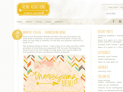 Trend Addictions Wordpress Blog awaken awaken design awaken design company design tape texture vintage web webdesign website website design wordpress