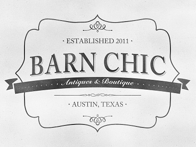 Barn Chic Logo Branding Design awaken awaken company awaken design awaken design company branding design logo logo design logo type texture typography vintage