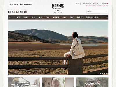 Makers Market • Website Design