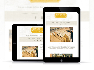 Trend Addictions : Responsive Mobile Versions
