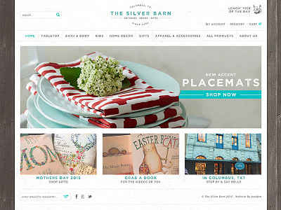 The Silver Barn :: Shopify Website