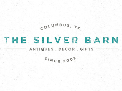 The Silver Barn Logo & Branding awaken design company branding clean design layout logo logo design simple texture type typography vintage