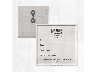 (MM) Gift Certificate Design