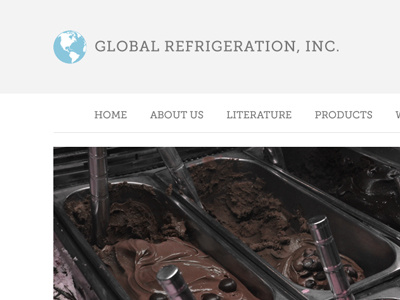 Global Refrigeration Website Design awaken awaken company awaken design awaken design company blue clean grey header homepage navigation simple web web design webdesign website website design white