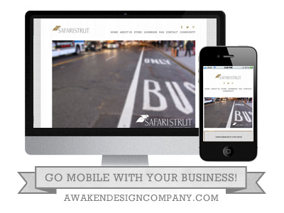 Meet 'em where they are! awaken awaken company awaken design awaken design company clean design ipad iphone mobile responsive simple web design webdesign website website design