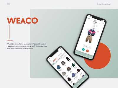 WEACO | Outfit Recommendation App | Product Concept