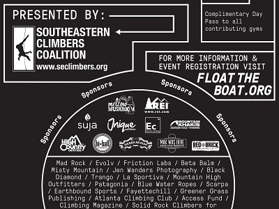 Climbing Event Poster climbing event event poster gig poster poster rock climbing sponsors