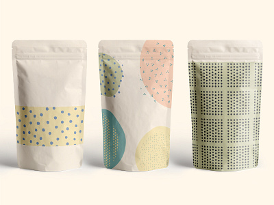 Dot Pattern Packaging bag dots illustration modern packaging packaging design pattern polkadot repeat pattern surface design