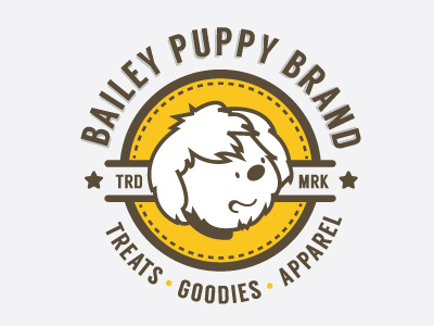 Bailey Logo best friend dog illustration michelle lana puppy shih tzu vector