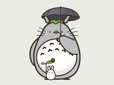 Sticker Mule Wall Graphic: Totoro