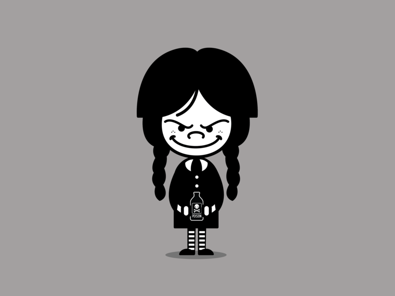 Wednesday Addams designs, themes, templates and downloadable graphic