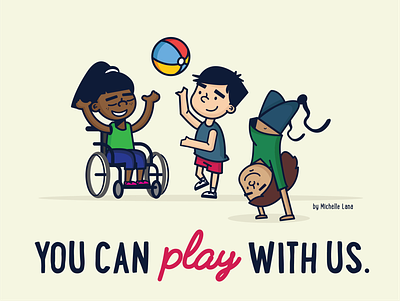 Inclusion Matters digital illustration disabilities inclusion inclusive design michelle lana vector graphics