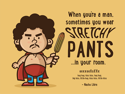 Nacho Libre! luchador michelle lana movies nacho nacho libre vector illustration wrestling