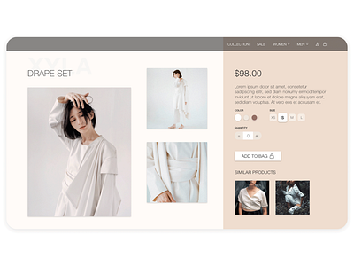 Xyla branding design minimal ui web