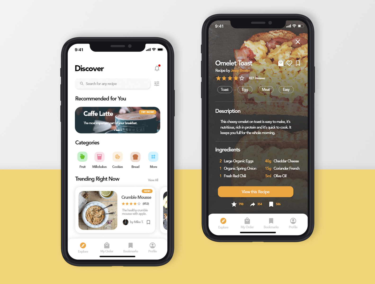 Food App Design By Mafalda Matias On Dribbble