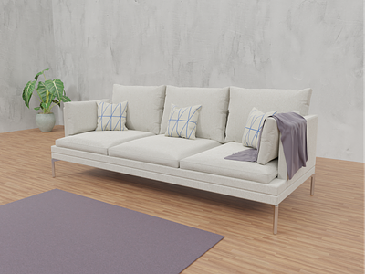 Modern Couch 3d architecture archviz archviz interior blender blender3d couch indoor