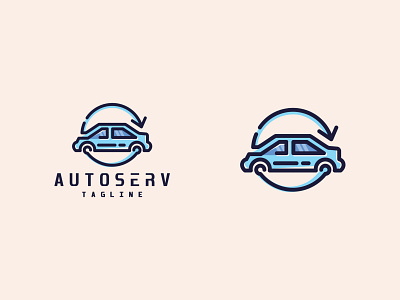 Car Logo auto automotive brand car creative emblem favicon icon identity logo logotype minimalist minimalist logo service vehicle