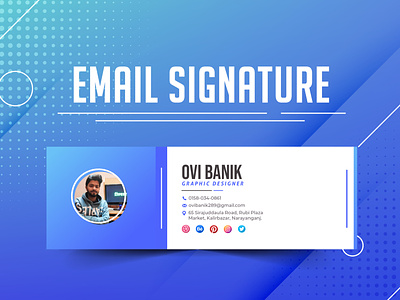 Email Signature Design brand creative design email email signature graphic design identity logo logotype minimalist modern signature signature design simple