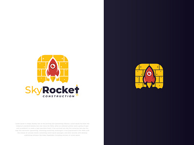 Rocket Logo Design app design brand construction construction logo creative design favicon identity logo logotype minimalist rocket rocket app rocket logo