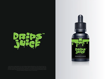 Vape Liquid Logo brand creative favicon identity liquid liquid logo logo logotype minimalist smoke vap vap logo vape logo vaper