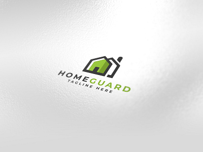 Home Guard / House Logo alarm brand building construction green guard guard logo home home logo house house logo real realestate safety security security logo