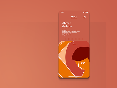 App Mina - 3 android app art artist design ecommerce illustration ios ui ux uxui