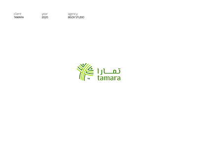 tamara branding design flat icon logo vector