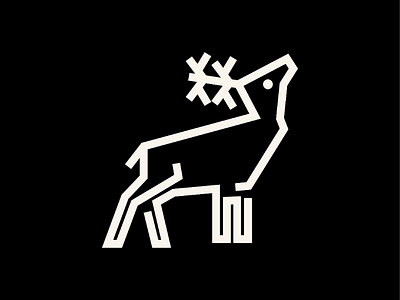deer training branding logo deer logo