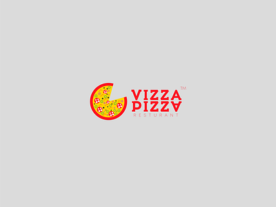 vizza pizza rusturant brand design