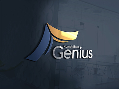 Design Logo for Rumah Baca Genius bookstore logo branding design logo logo vector logo