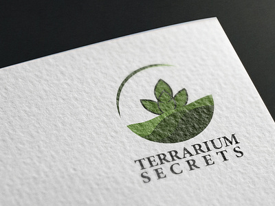 design logo for Terrarium branding design logo plant vector vector logo