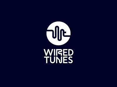 Wired Tunes branding graphic design logo