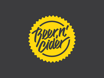 Beer'n'Cider Fest Logo beer cider design festival graphic design identity logo