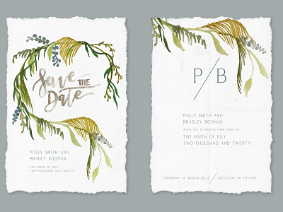 Wedding Stationary graphicdesign handpainted stationary typeography wedding invitation