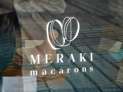 Meraki Macarons graphicdesign identity design illustration logo logodesign