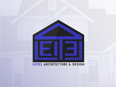 LEITEL Architecture & Design Logo / Mock up branding design icon illustration illustrator logo vector