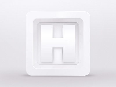 Old-School "Hospital" Application Icon application clean health hospital icon medical white