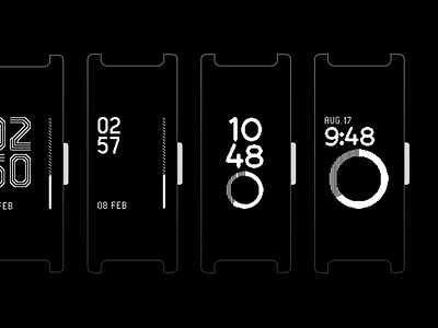 Pulse HR - Watchface Explorations (2/2) ⌚️ activity activity tracker band clock fitness fitness tracker ring time watch watchface