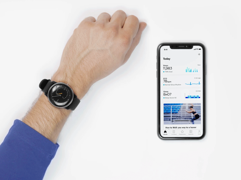 Withings Move ECG · Measurement Streaming in Health Mate ❤️
