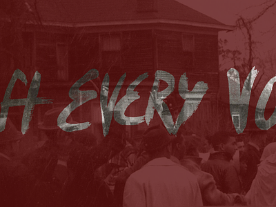Lift Every Voice v2 cdh civil rights hand lettering j query red south carolina web design