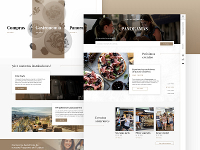 CasaCostanera · Redesign concept design entertainment events gastronomy luxury mall minimalist redesign shopping stores ui ux webdesign website
