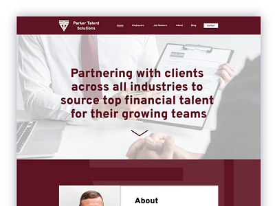 Parker Talent Solutions Website