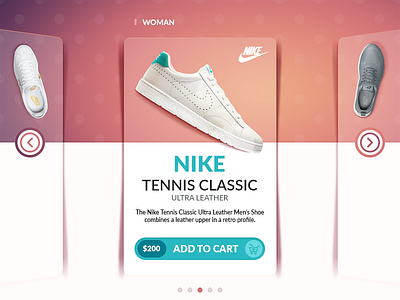Sneaker Shopping Cards UI exercise (REBOUND) bad color ui useless ux