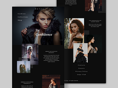 FASHION WEBSITE dribbble fashion fashion brand fashion web fashion website interaction design ui ux webdesigns