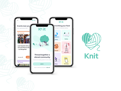 Knit App and Logo Design