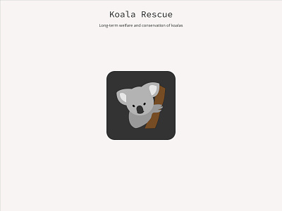 App Icon koala - #DailyUI 005 app icon koala