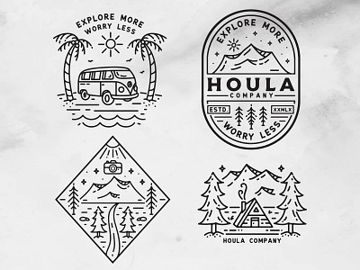 Designs for Houla Company (Clothing)