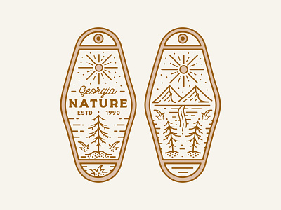 Key Tag "Nature." (Available)