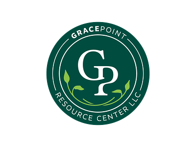 GracePoint Resource Center Logo Design brand design branding church logo counseling logo letter logo logo logo design monogram typogaphy